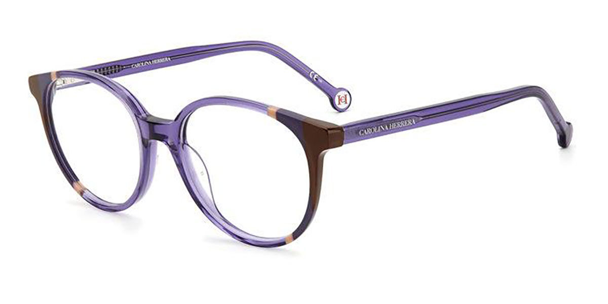 Image of Carolina Herrera CH 0067 E53 52 Purple Damskie Okulary Korekcyjne PL