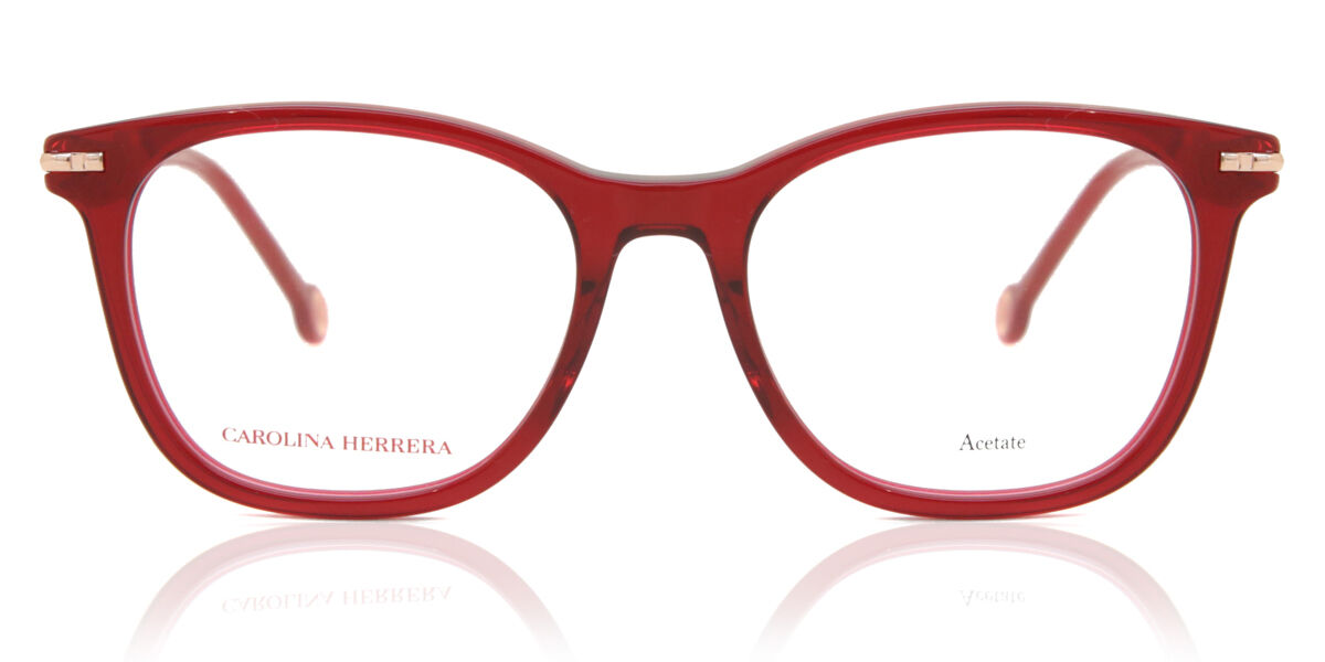 Image of Carolina Herrera HER 0103 C9A Gafas Recetadas para Mujer Rojas ESP