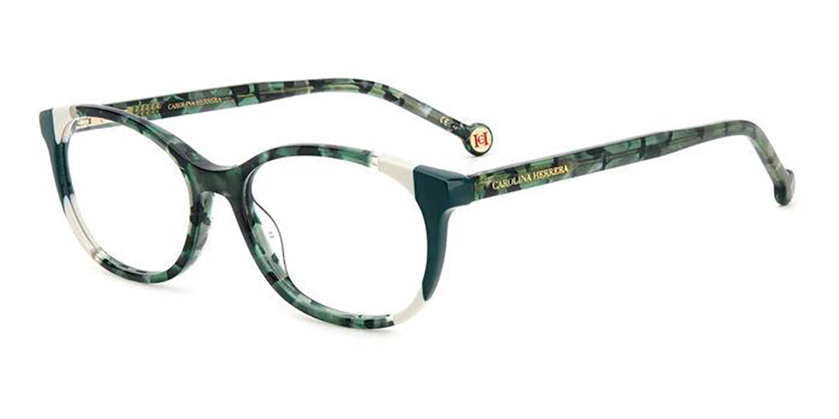 Image of Carolina Herrera HER 0125 GRZ 53 Tortoiseshell Damskie Okulary Korekcyjne PL