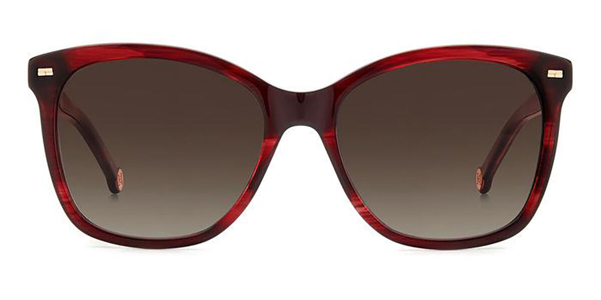 Image of Carolina Herrera HER 0137/S K4G/HA 54 Burgundy Damskie Okulary Przeciwsłoneczne PL