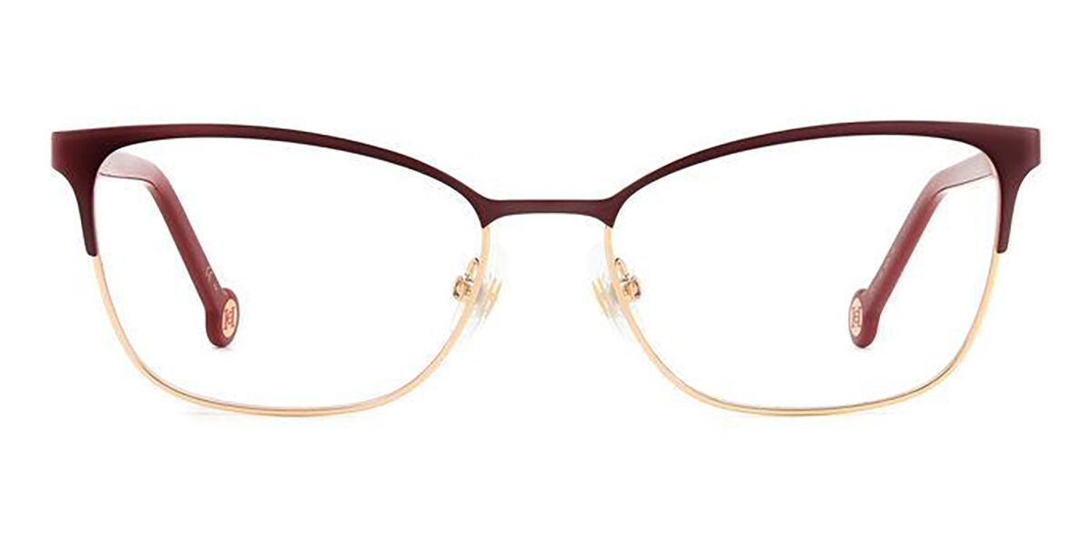 Image of Carolina Herrera HER 0164 NOA 55 Złote Damskie Okulary Korekcyjne PL