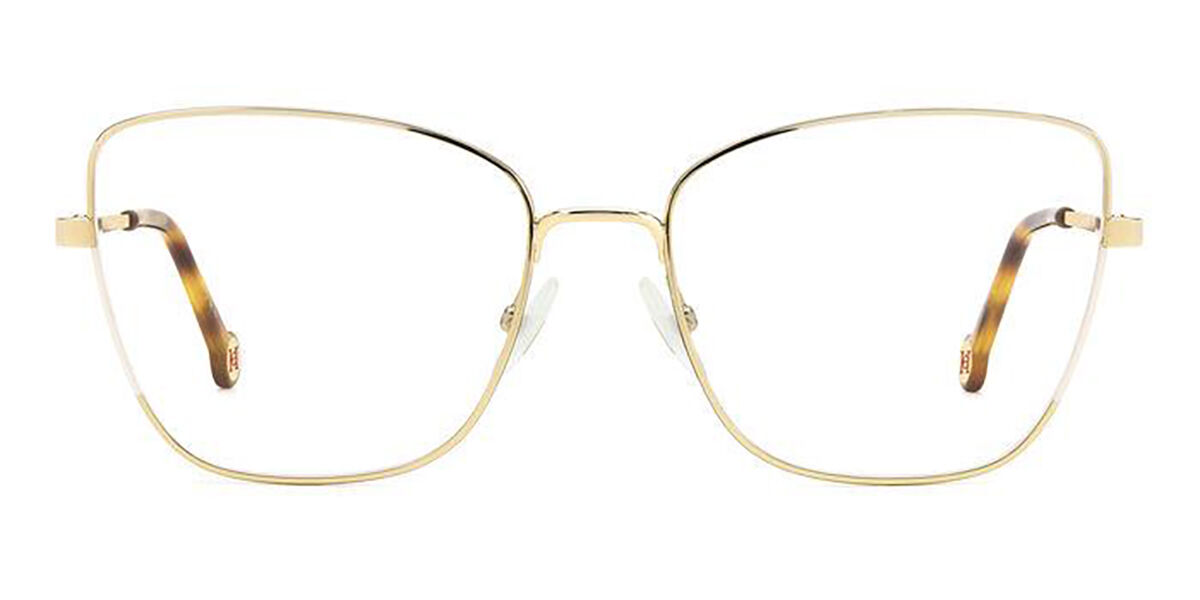 Image of Carolina Herrera HER 0209 B4E 56 Zlote Damskie Okulary Korekcyjne PL