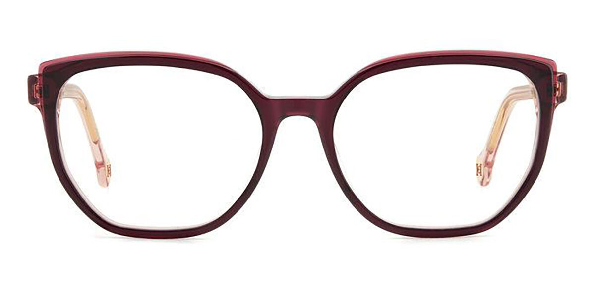 Image of Carolina Herrera HER 0214 0T5 52 Burgundy Damskie Okulary Korekcyjne PL