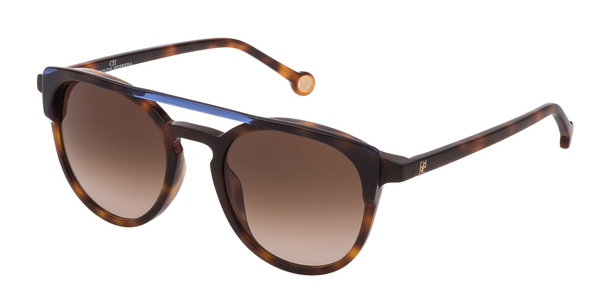 Image of Carolina Herrera SHE790 01EJ Óculos de Sol Tortoiseshell Masculino BRLPT