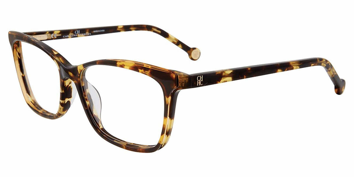 Image of Carolina Herrera VHE805K 0AE9 53 Tortoiseshell Damskie Okulary Korekcyjne PL