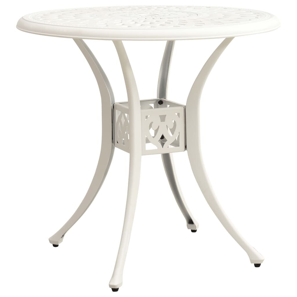 Image of Cast Aluminum Garden Table White 307''x307''x283''