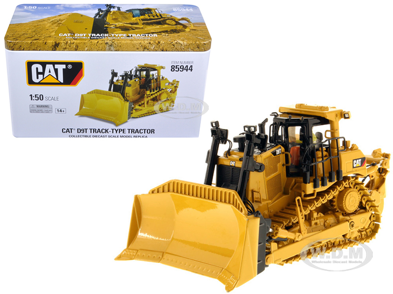 Image of Cat Caterpillar D9T Track-Type Tractor with Operator "High Line Series" 1/50 Diecast Model by Diecast Masters