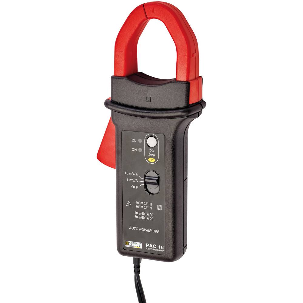 Image of Chauvin Arnoux PAC 16 Clamp meter adapter A/AC reading range: 05 - 400 A A/DC reading range: 05 - 600 A