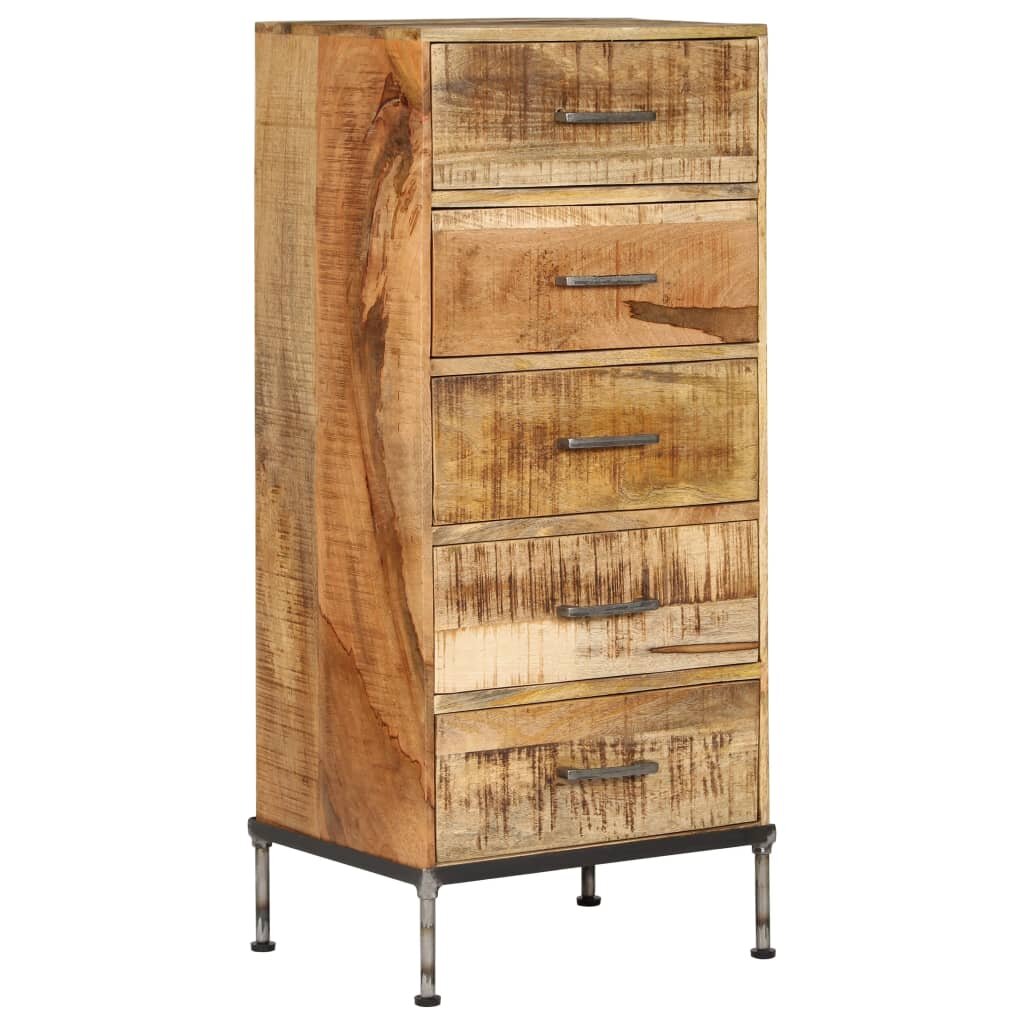 Image of Chest of Drawers 177"x138"x 417" Solid Mango Wood