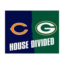 Image of Chicago Bears / Green Bay Packers House Divided All-Star Mat
