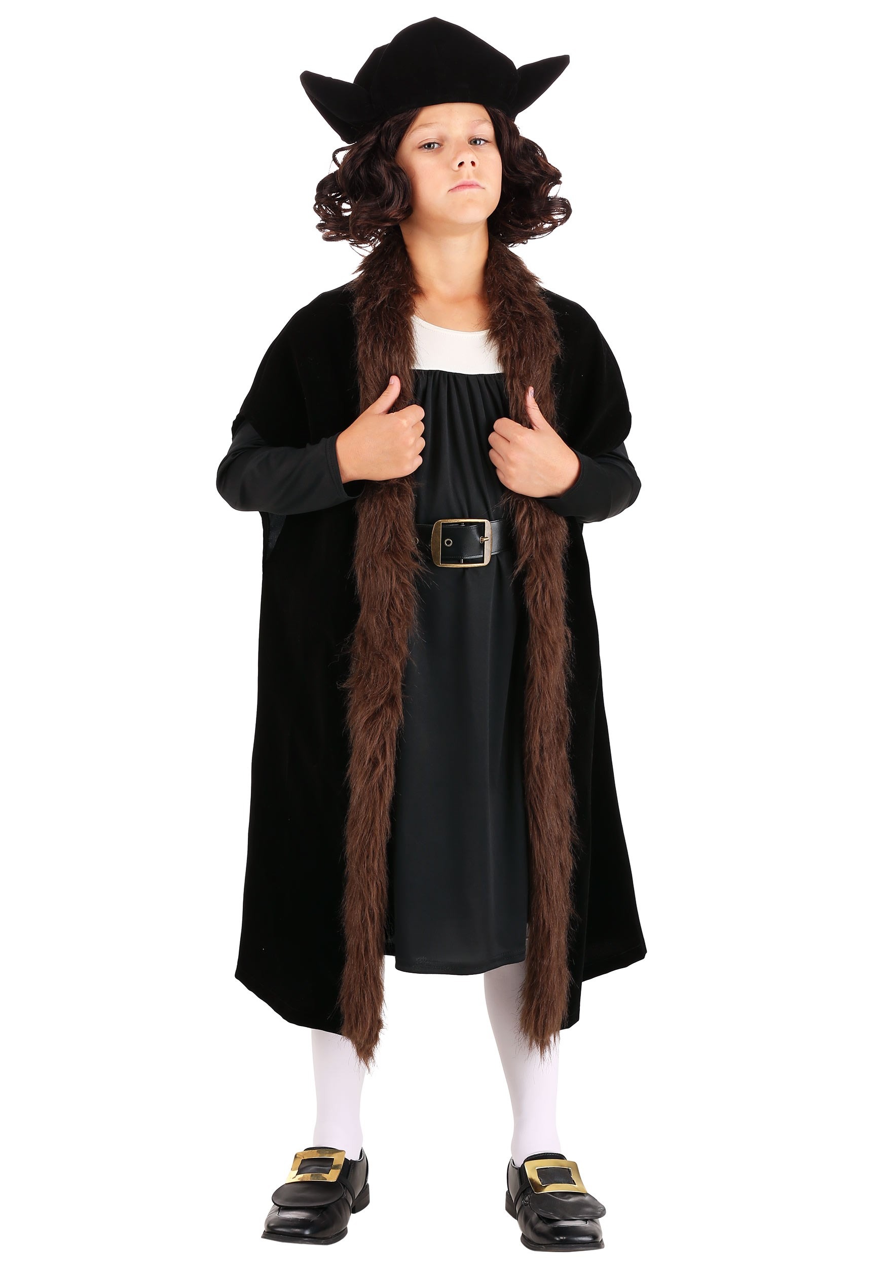 Image of Child Christopher Columbus Costume | Historical Figures Costumes ID FUN0978CH-XL