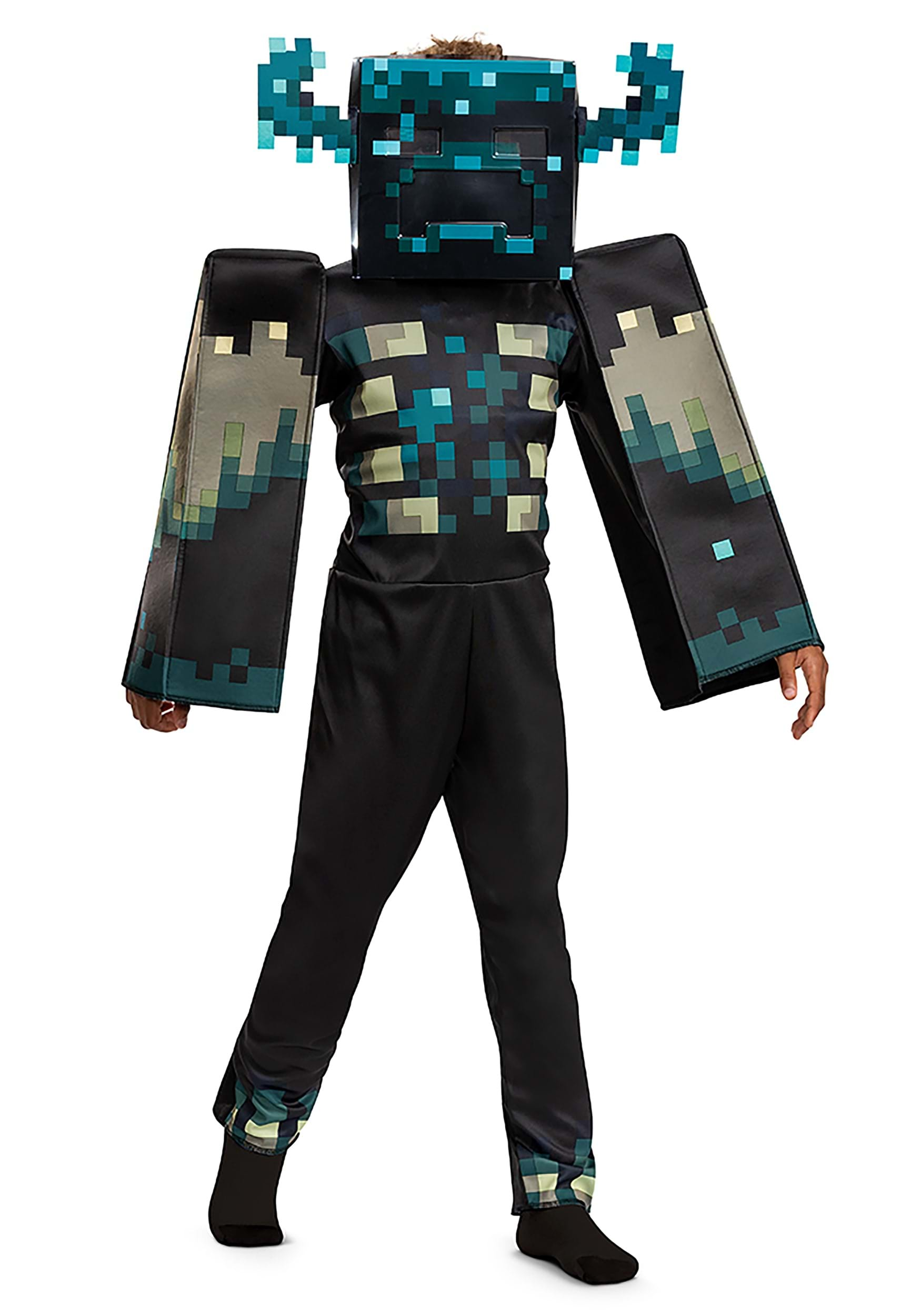 Image of Child Minecraft Deluxe Warden Costume | Minecraft Costumes ID DI155569-S