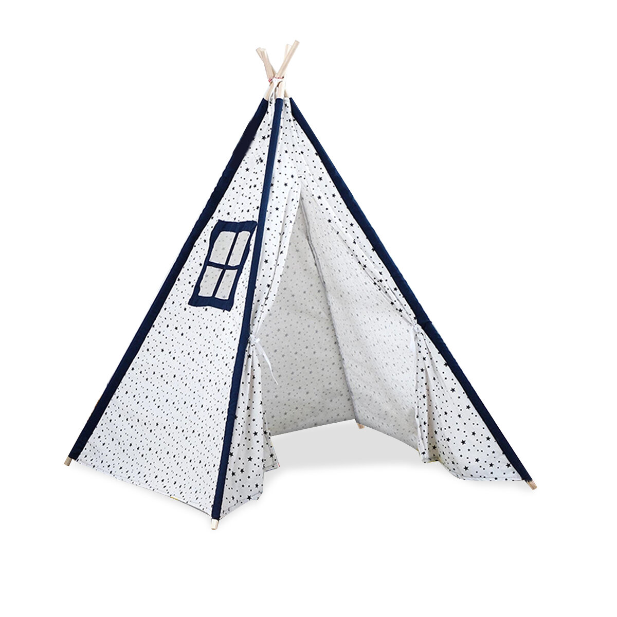 Image of Children Tent Portable Kids Playhouse Sleeping Backdrop Home Garden Camping Picnic