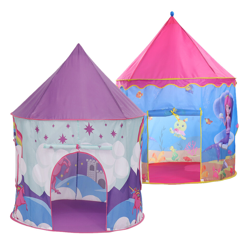 Image of Children's Tent Indoor Toy Game House Boys Girls Castle Foldable Toy