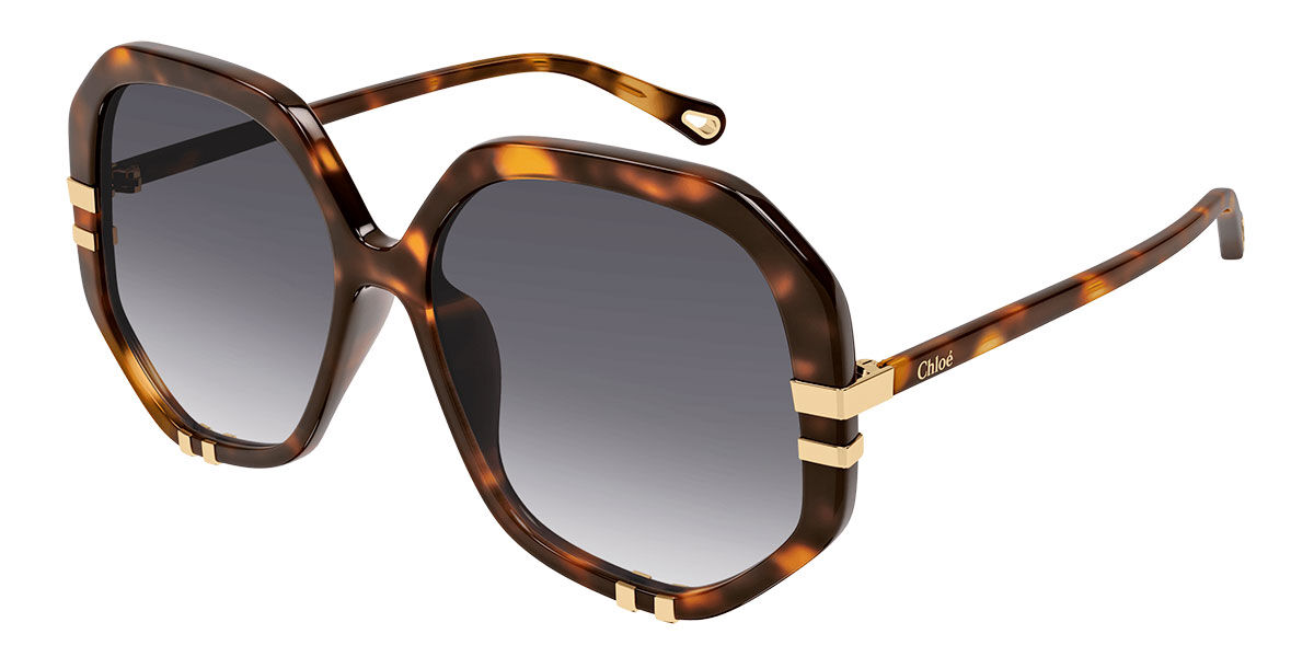 Image of Chloé CH0105S 007 Óculos de Sol Tortoiseshell Feminino PRT