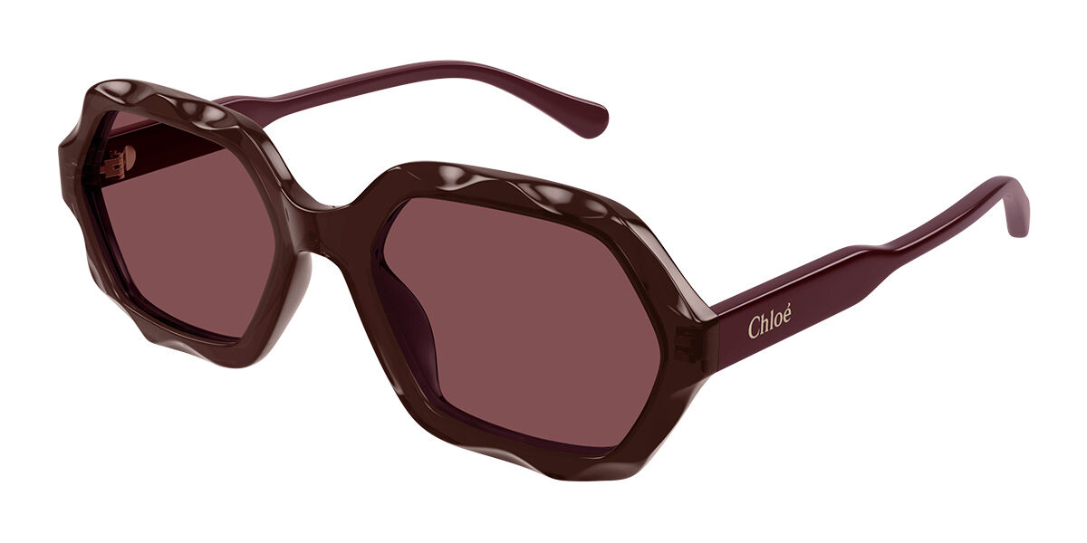 Image of Chloé CH0227S 002 Óculos de Sol Purple Feminino PRT