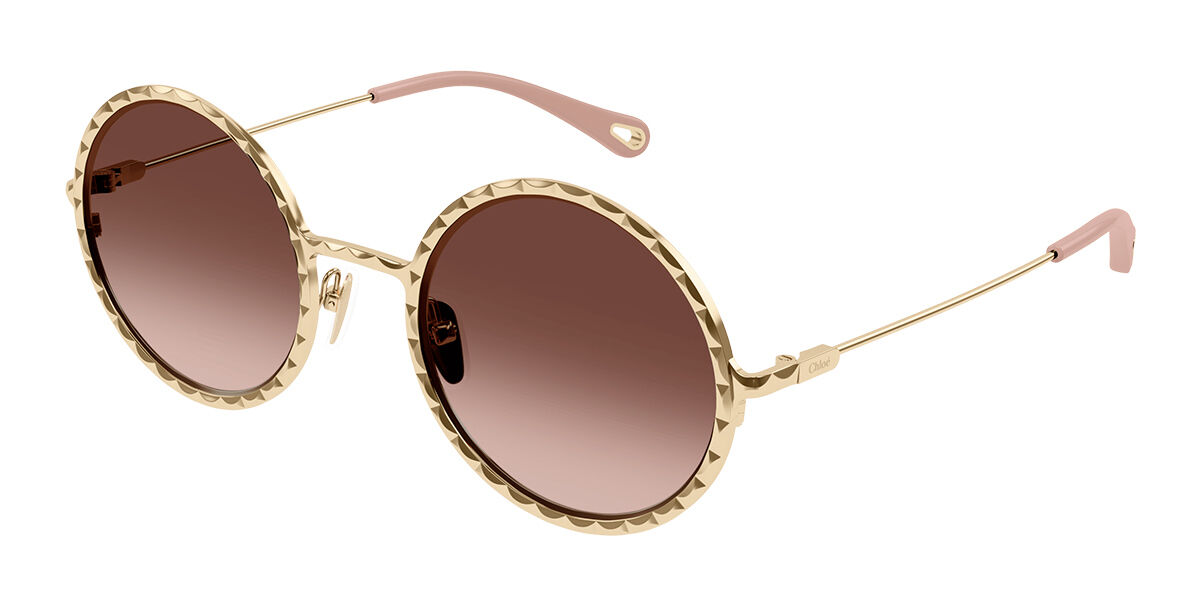 Image of Chloé CH0230S 002 53 Lunettes De Soleil Femme Dorées FR