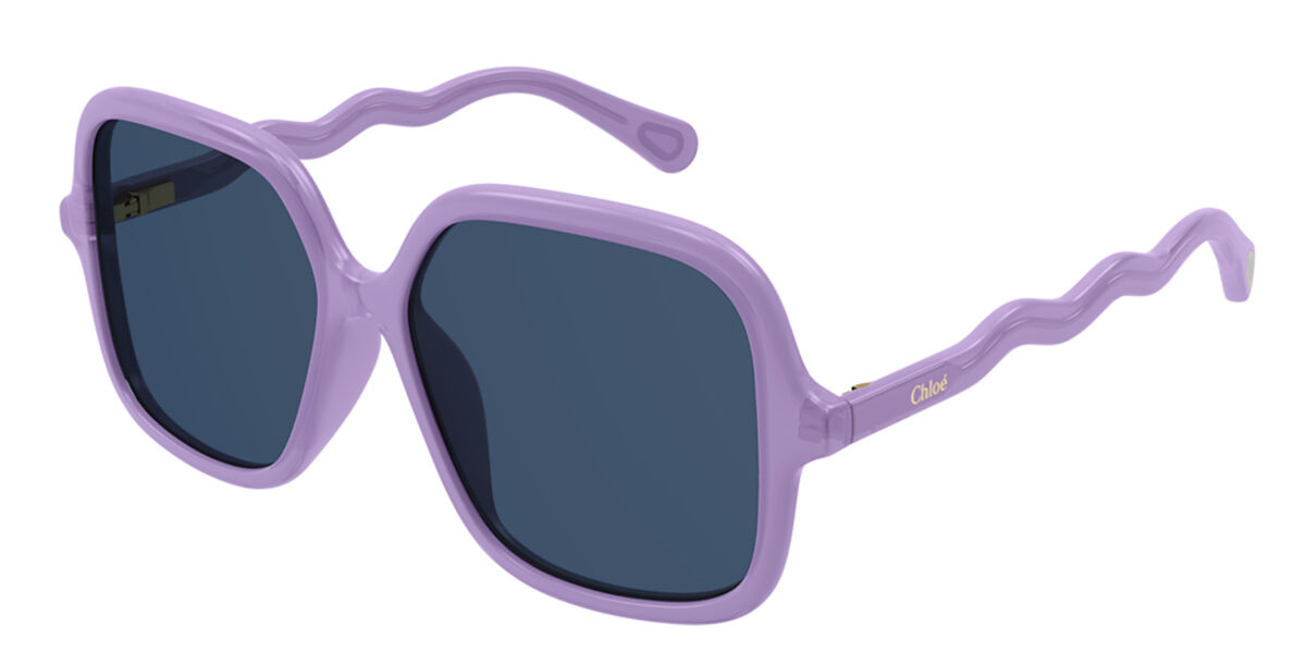 Image of Chloé CC0009SA para Criança Asian Fit 001 Óculos de Sol Purple para Criança PRT