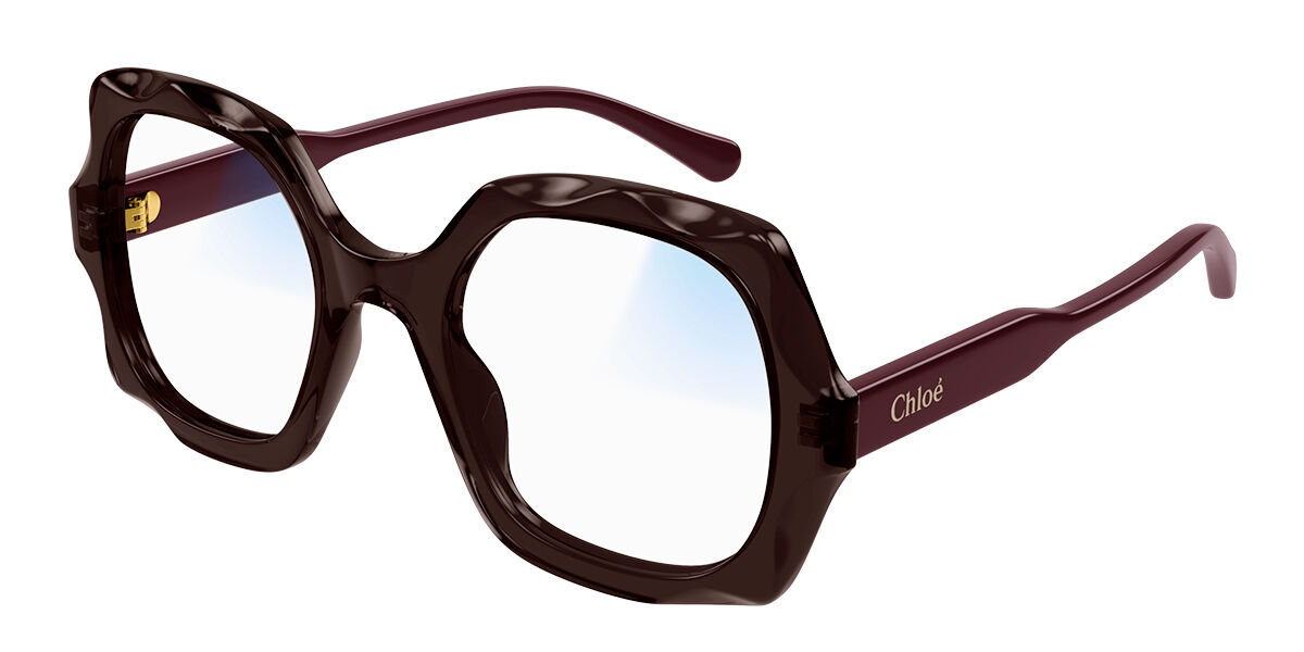 Image of Chloé CH0228S 001 Óculos de Grau Purple Feminino PRT