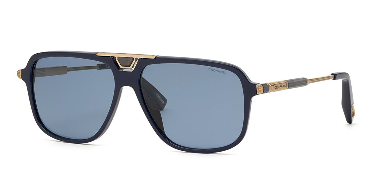 Image of Chopard SCH340 821P 59 Lunettes De Soleil Homme Bleues FR