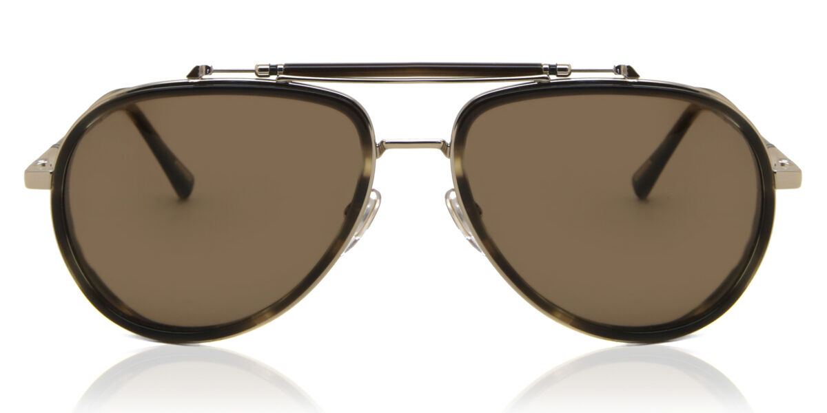 Image of Chopard SCHF24 Polarized 7HLP Óculos de Sol Marrons Masculino PRT