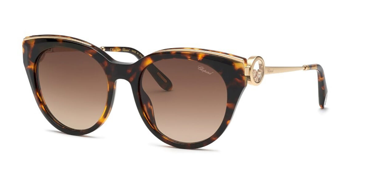 Image of Chopard SCHL04S 0909 55 Lunettes De Soleil Femme Tortoiseshell FR