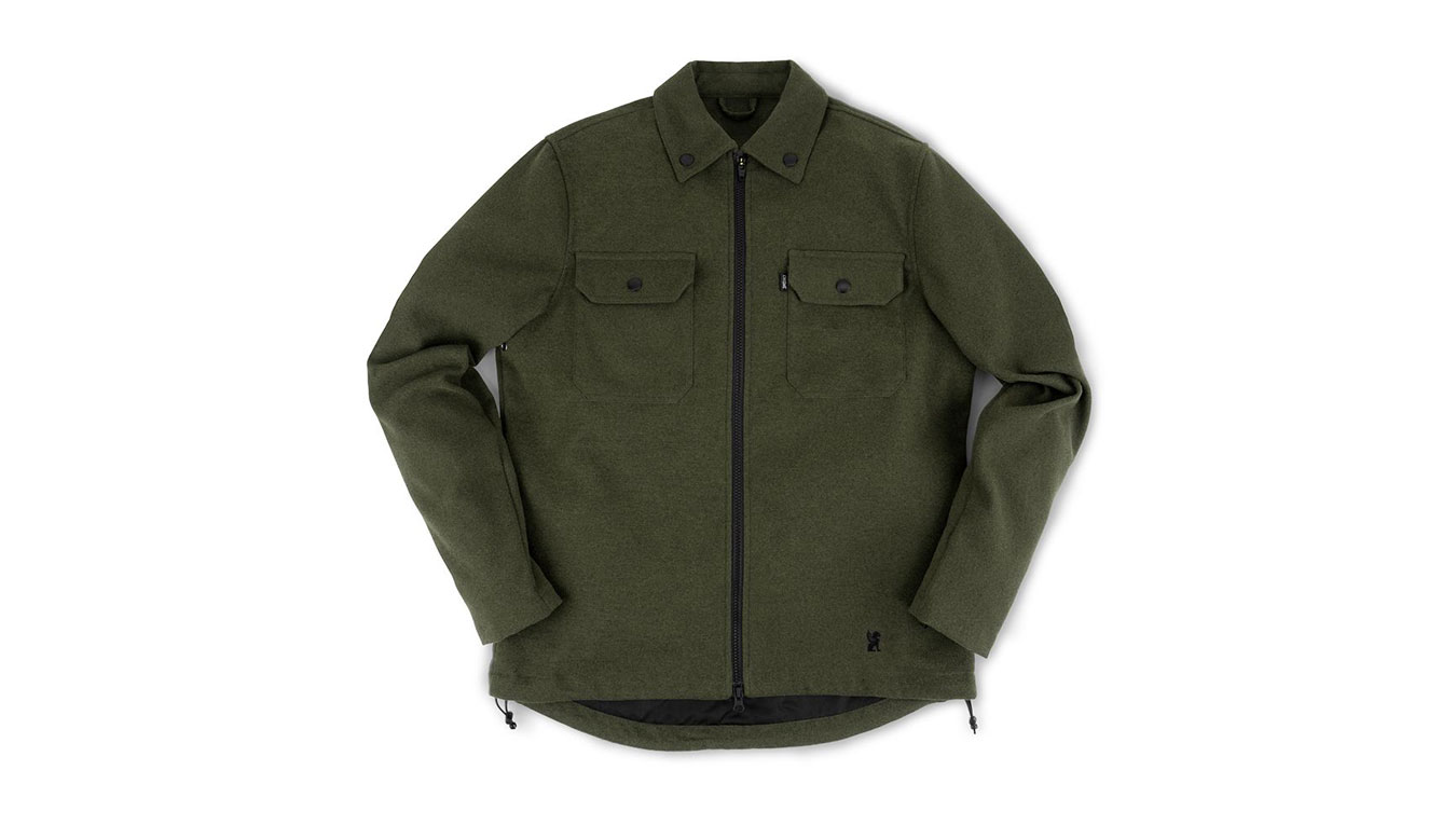 Image of Chrome Industries Ike Windshirt Military Green DE