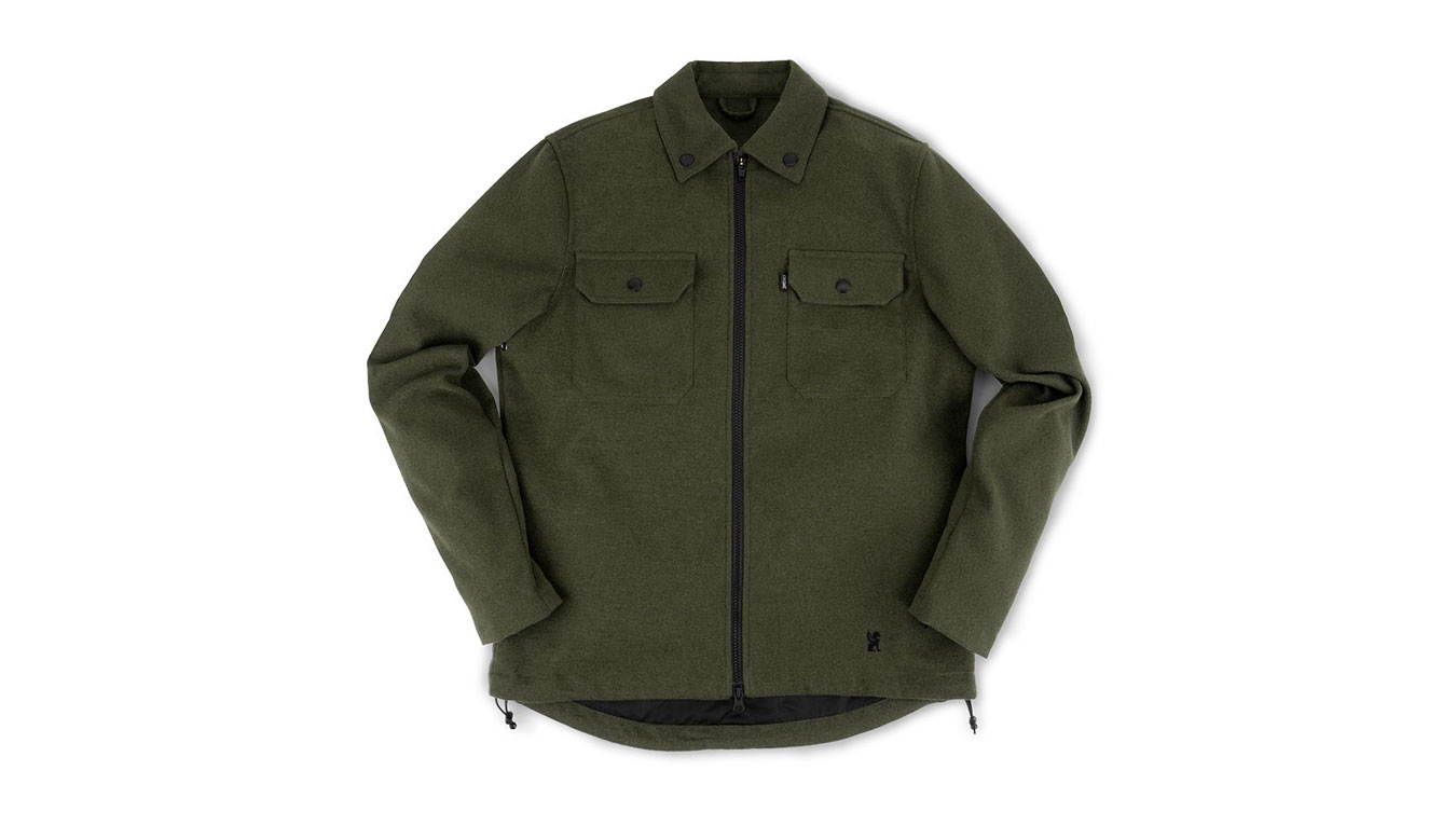 Image of Chrome Industries Ike Windshirt Military Green HR