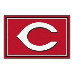 Image of Cincinnati Reds Floor Rug - 4x6