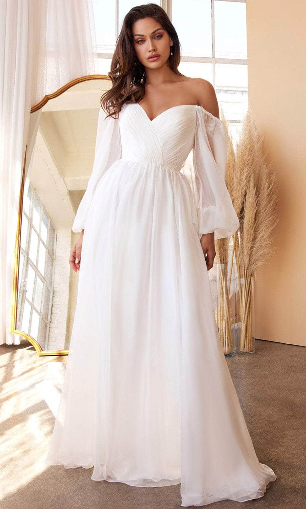 Image of Cinderella Divine CD243W - Sweetheart Chiffon Wedding Dress