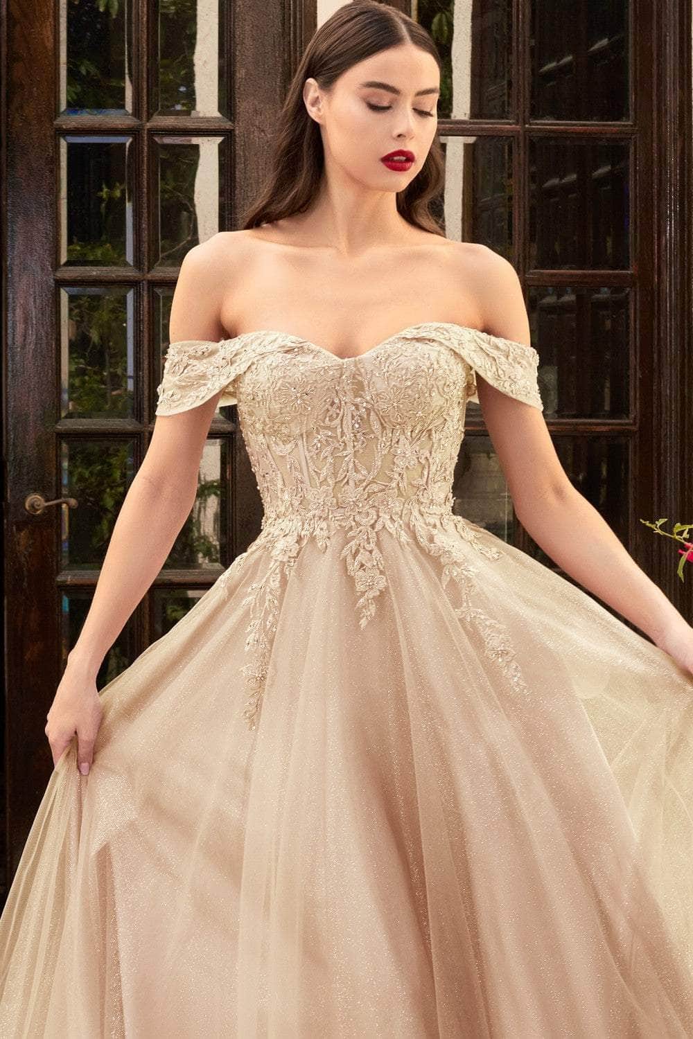 Image of Cinderella Divine CD961 - Corset Prom Gown