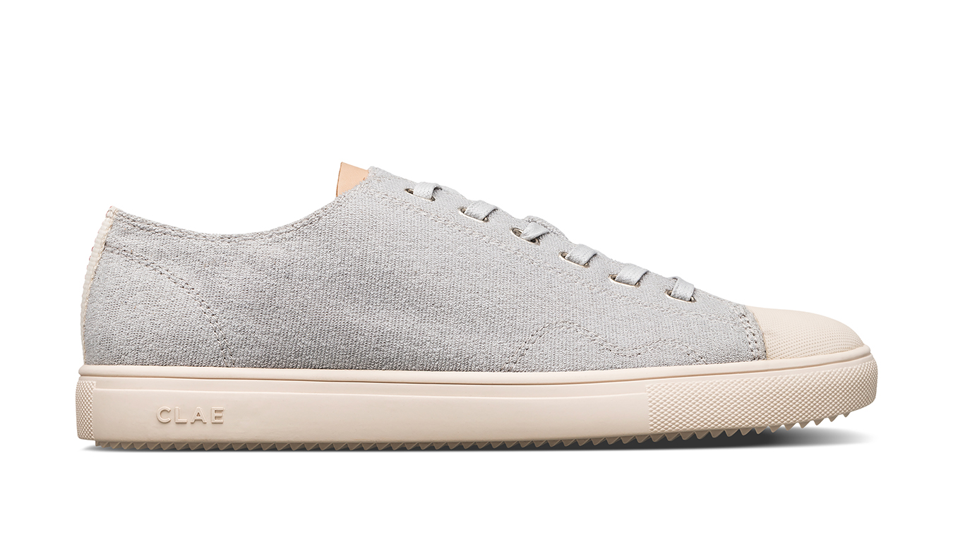 Image of Clae HERBIE TEXTILE MICROGREY RECYCLED TERRY HU