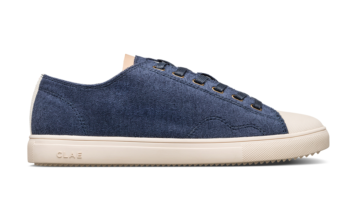 Image of Clae HERBIE TEXTILE NAVY RECYCLED TERRY IT