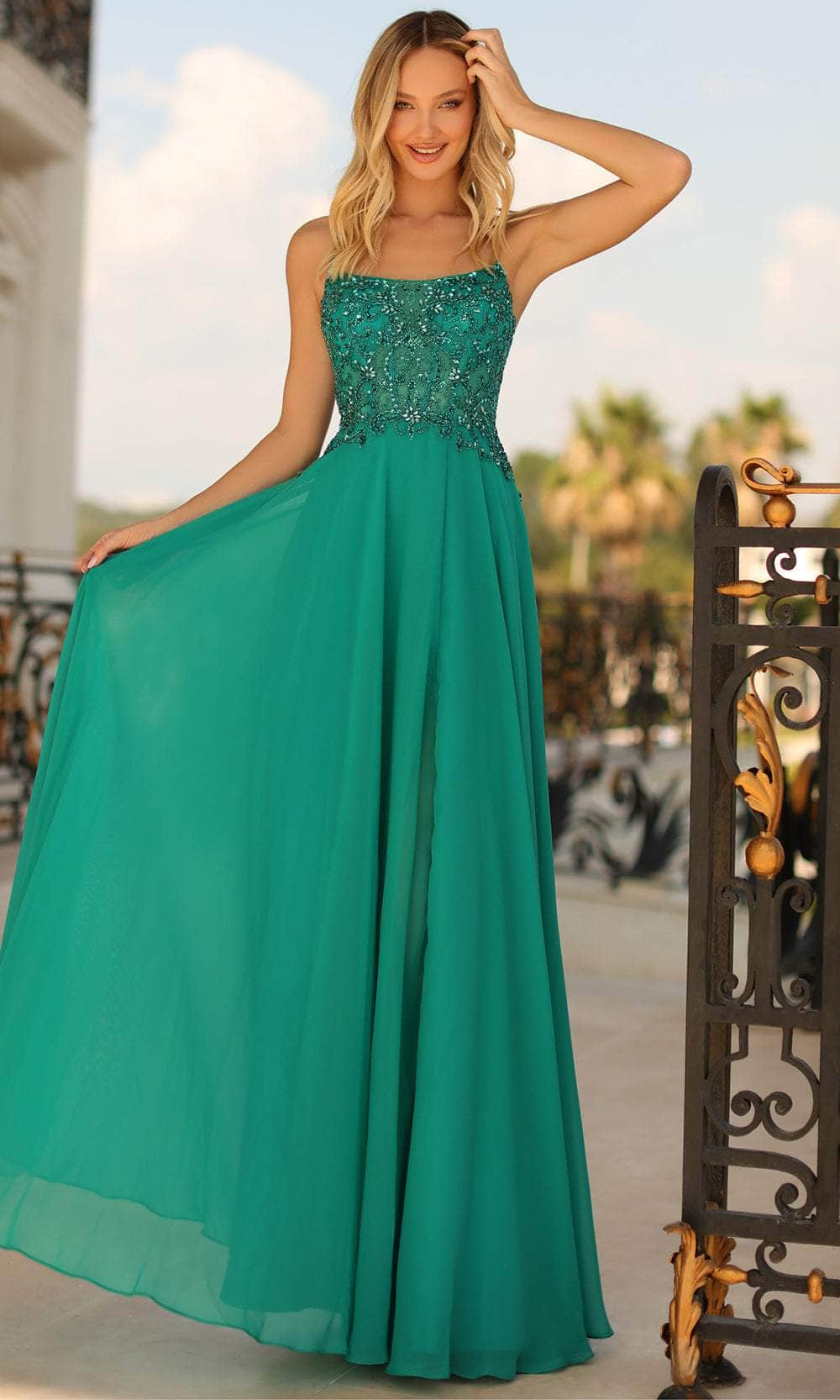 Image of Clarisse 810589 - Scoop A-Line Prom Dress