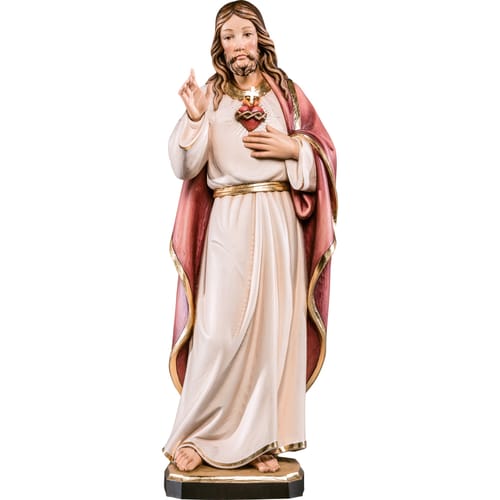 Image of Classic Finish Italian Sacred Heart Statue - 23&ampquot ID 2058489