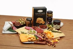 Image of Classic Gourmet Cheese and Snacks Charcuterie Board