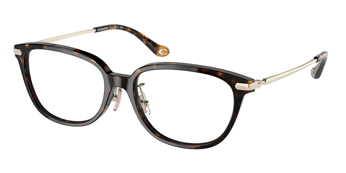 Image of Coach HC6185F Asian Fit 5120 Óculos de Grau Tortoiseshell Feminino PRT