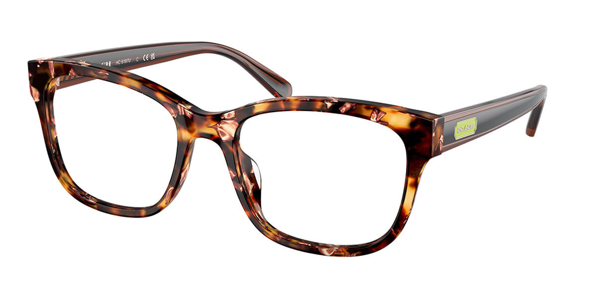 Image of Coach HC6197U 5711 Óculos de Grau Tortoiseshell Feminino PRT