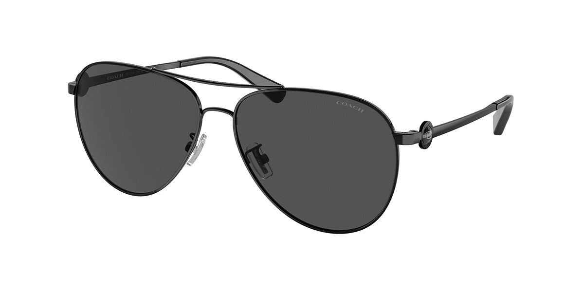 Image of Coach HC7128 C6178 934487 58 Lunettes De Soleil Femme Noires FR