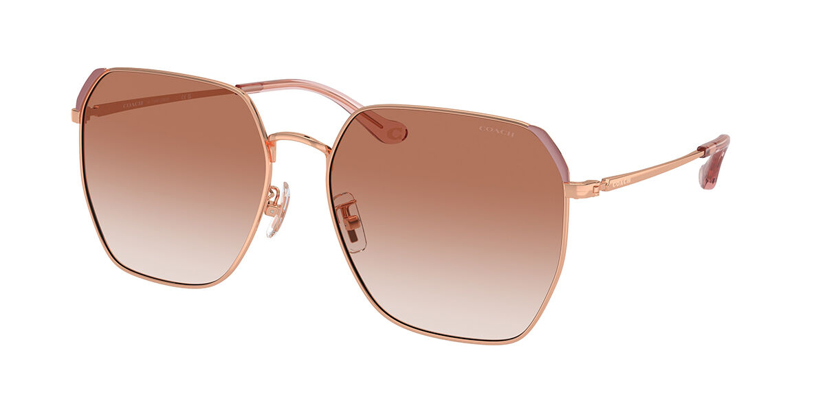 Image of Coach HC7165D CR638 933113 60 Lunettes De Soleil Femme Dorées FR