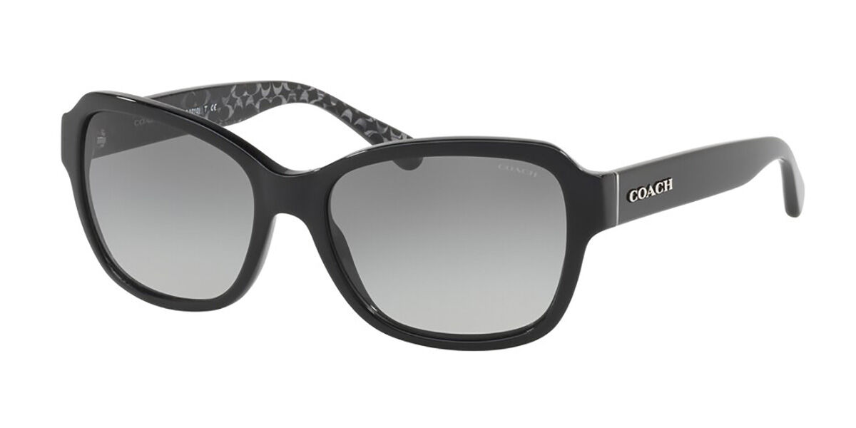 Image of Coach HC8232 L1010 551011 56 Lunettes De Soleil Femme Noires FR