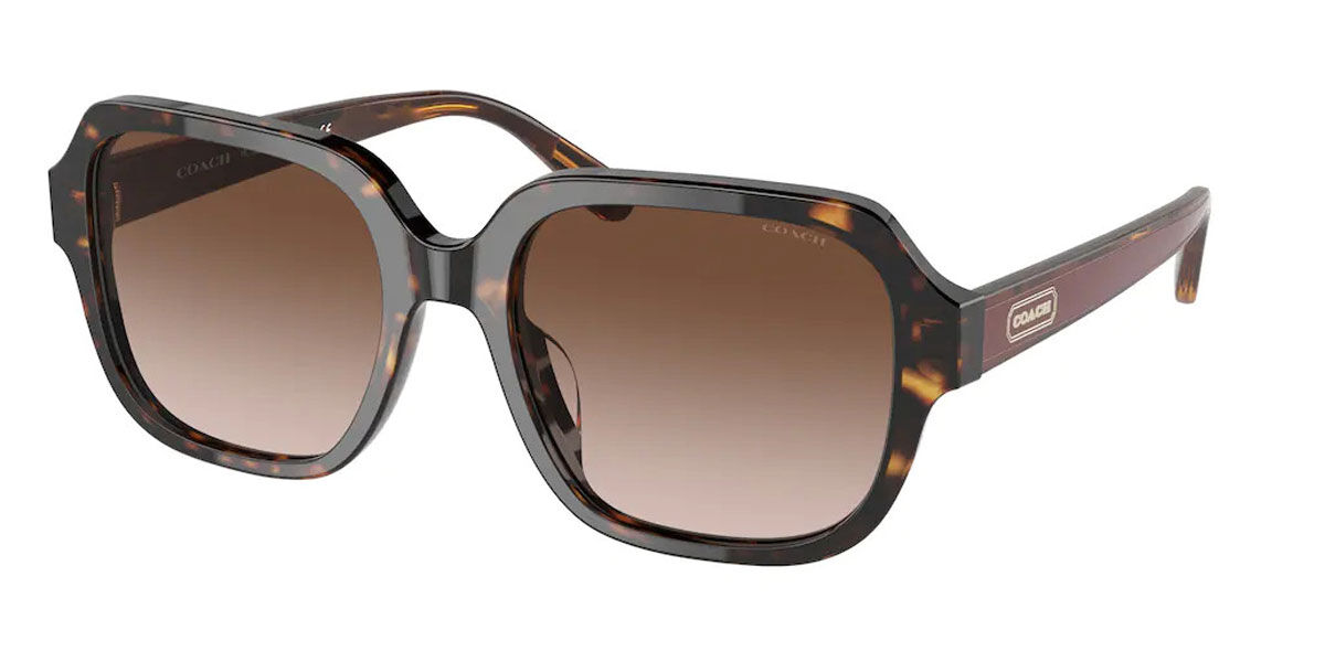 Image of Coach HC8335U C7989 512013 Óculos de Sol Tortoiseshell Feminino PRT