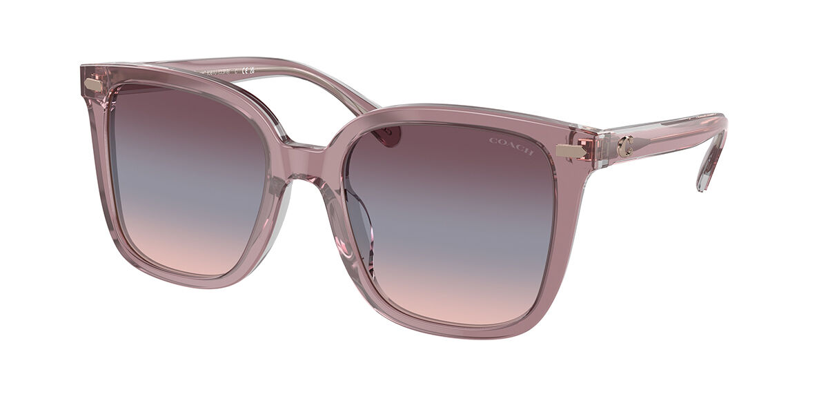 Image of Coach HC8381U CL918 57820J 54 Lunettes De Soleil Femme Roses FR