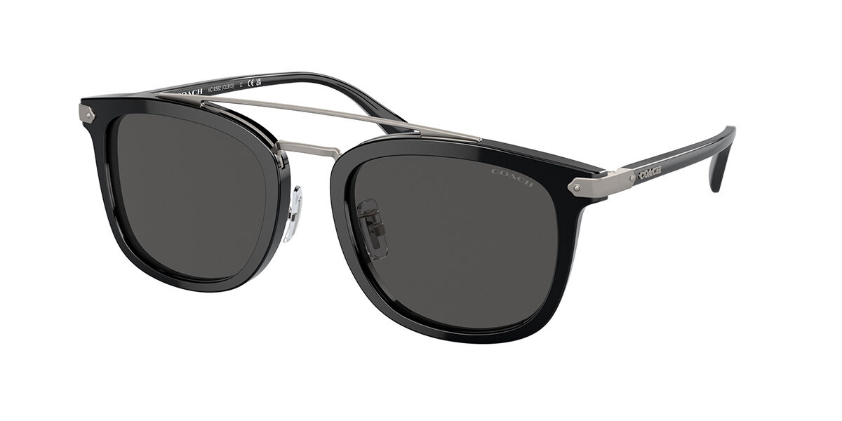 Image of Coach HC8382 CL913 500287 53 Lunettes De Soleil Homme Noires FR