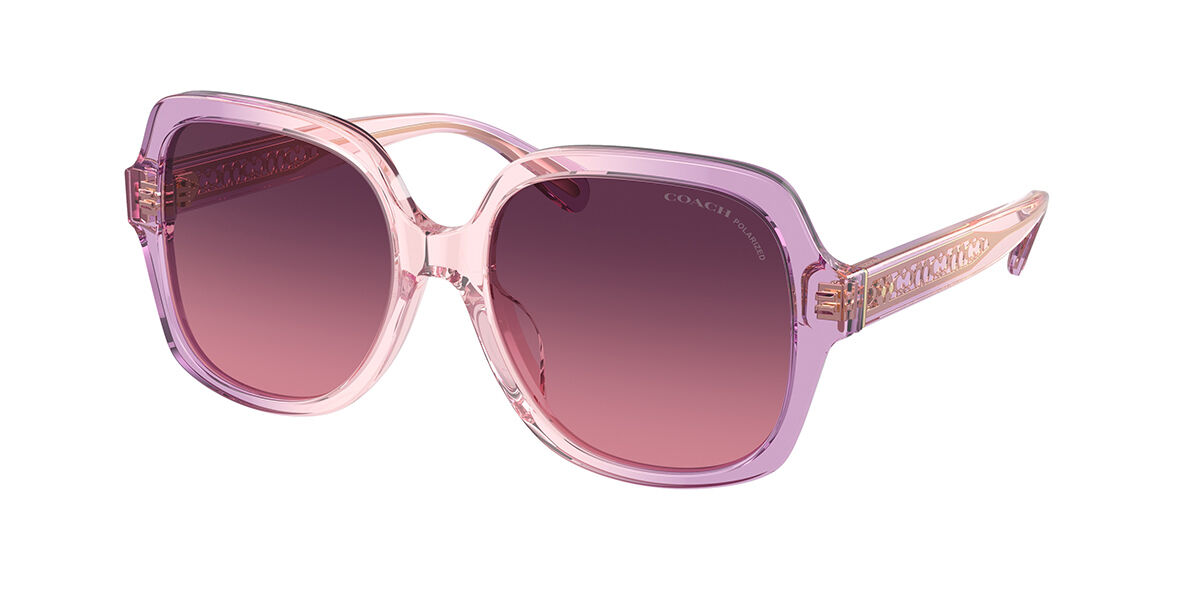 Image of Coach HC8395U CR614 Polarized 5813F4 54 Rosa Solglasögon Kvinna SEK