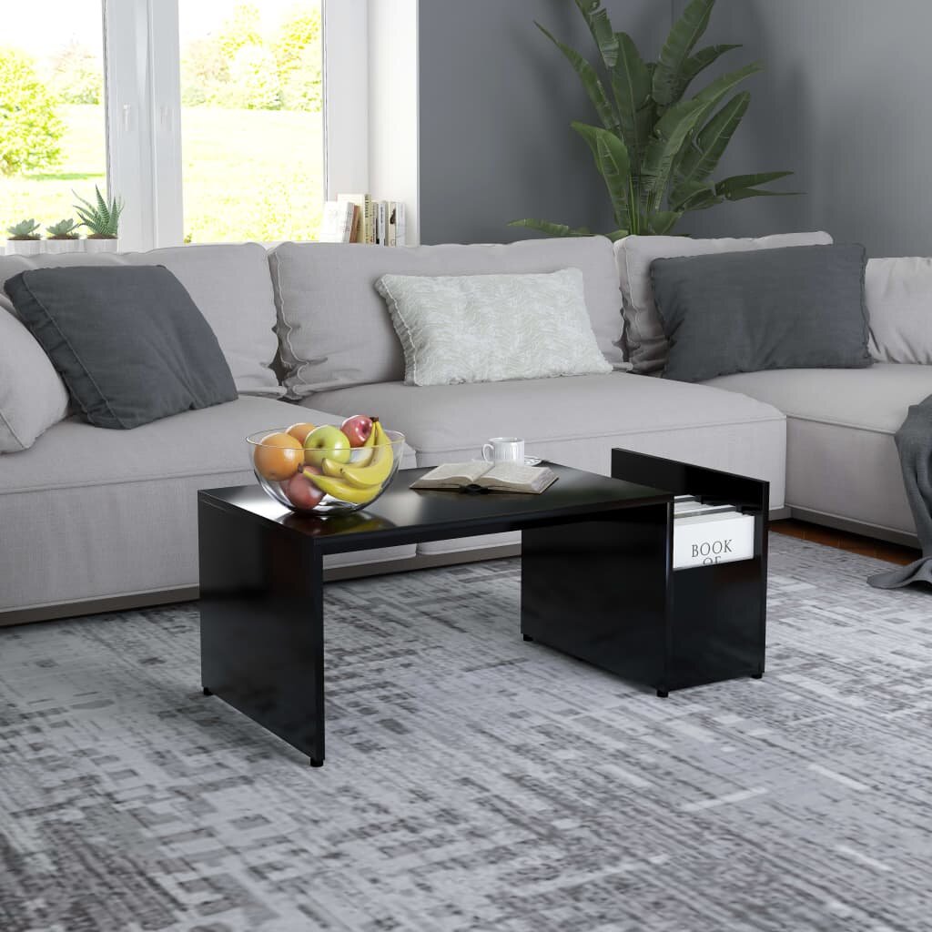 Image of Coffee Table Black 354"x177"x138" Chipboard