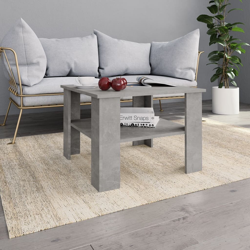 Image of Coffee Table Concrete Gray 236"x236"x165" Chipboard