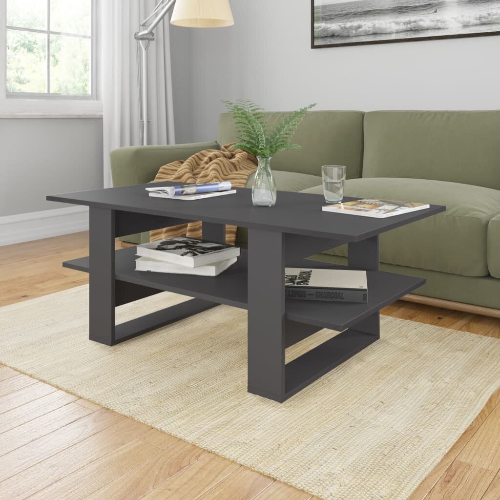 Image of Coffee Table Gray 433"x216"x165" Chipboard