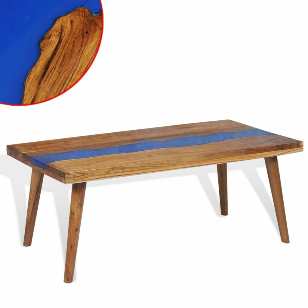 Image of Coffee Table Teak Resin 394"x197"x157"