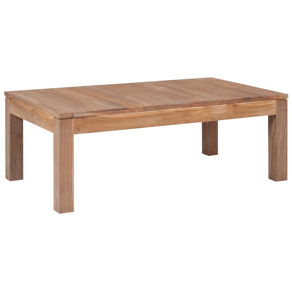 Image of Coffee table 110x60x40 cm teak with natural finish